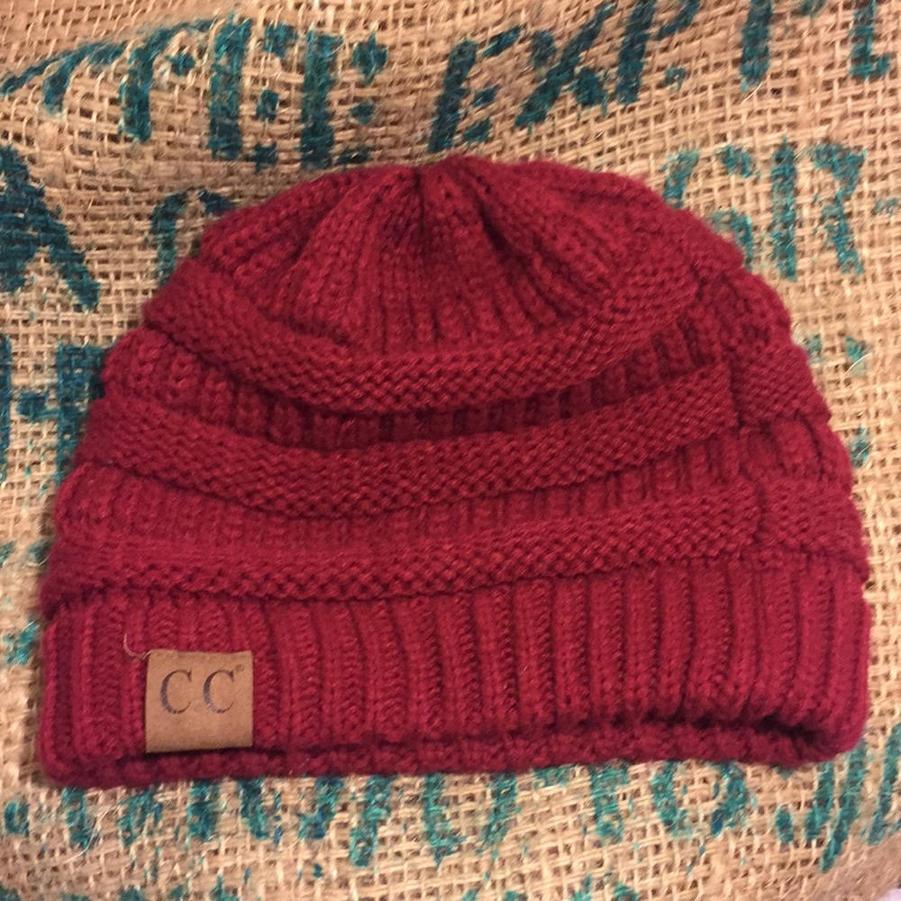C.C. Knitted beanie